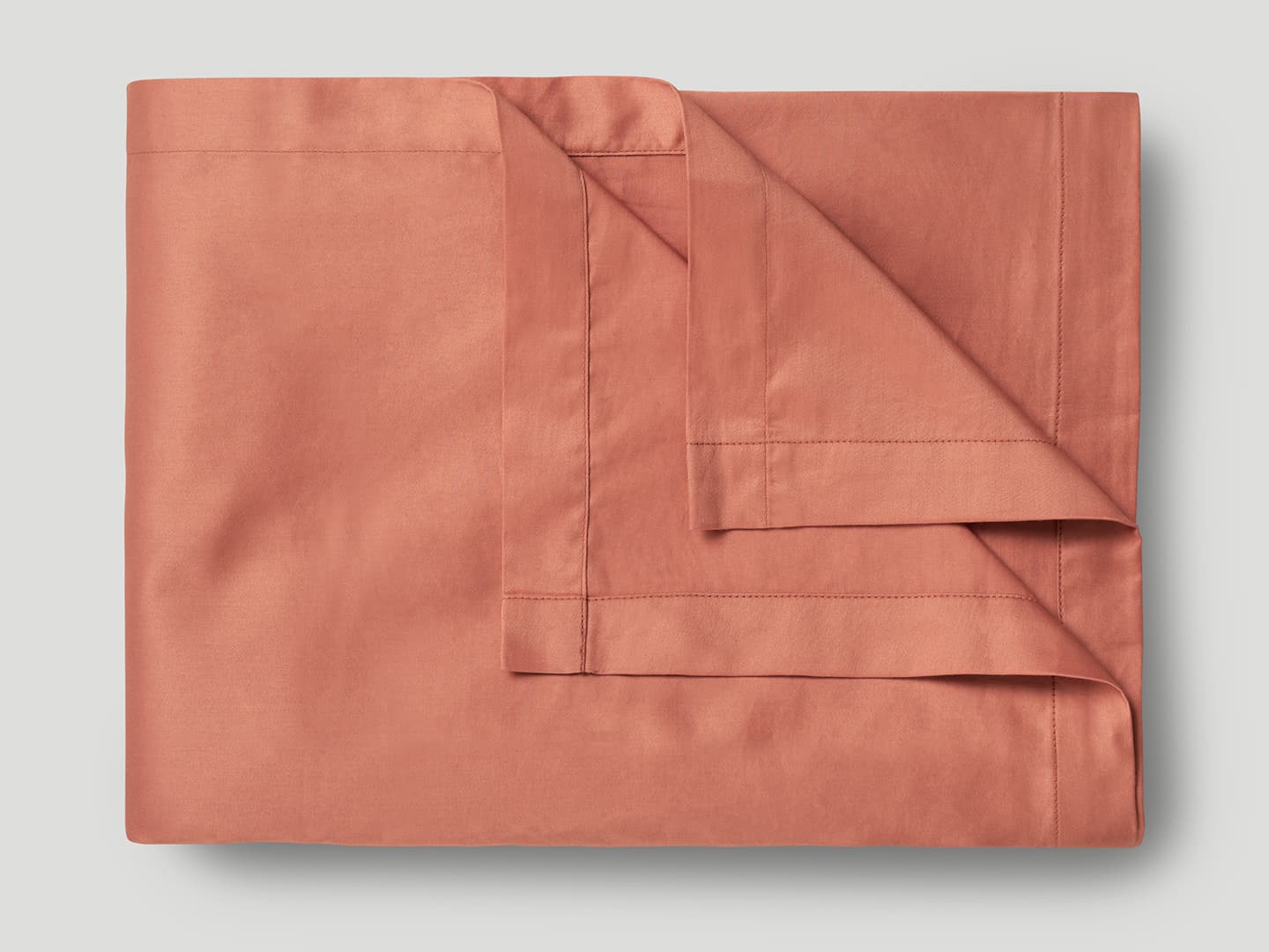 Flat Sheet Lind - Pink Terracotta in the group Bedding / Flat Sheets at A L V A (1109)