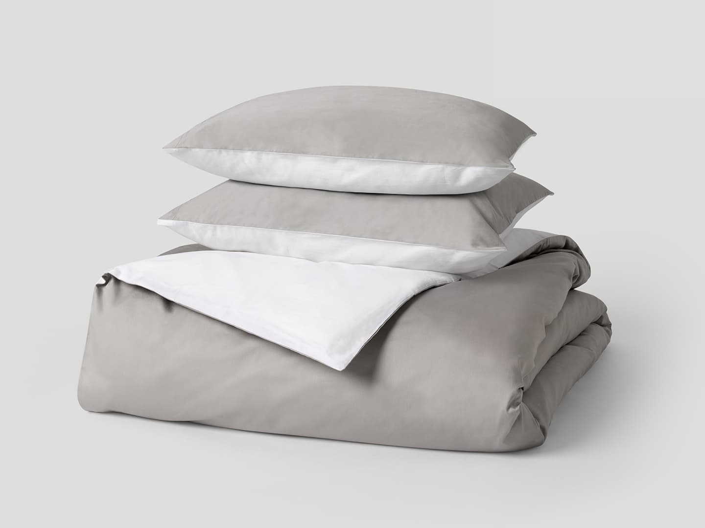 Duvet Cover Tvenne - Concrete Grey / Cloud White in the group Bedding / Duvet Covers at A L V A (1248)