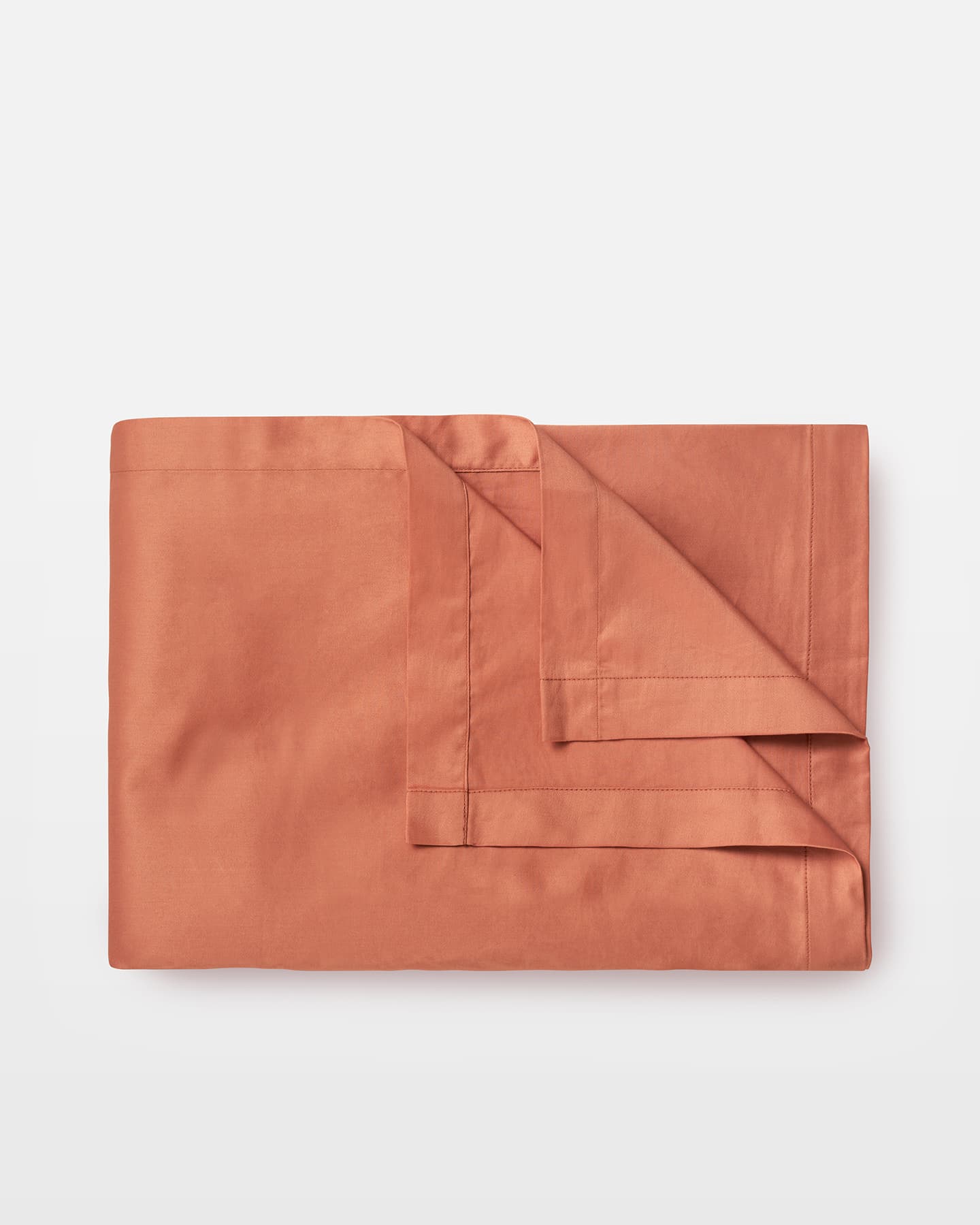 Flat Sheet Lind - Pink Terracotta in the group Bedding / Flat Sheets at A L V A (1109)