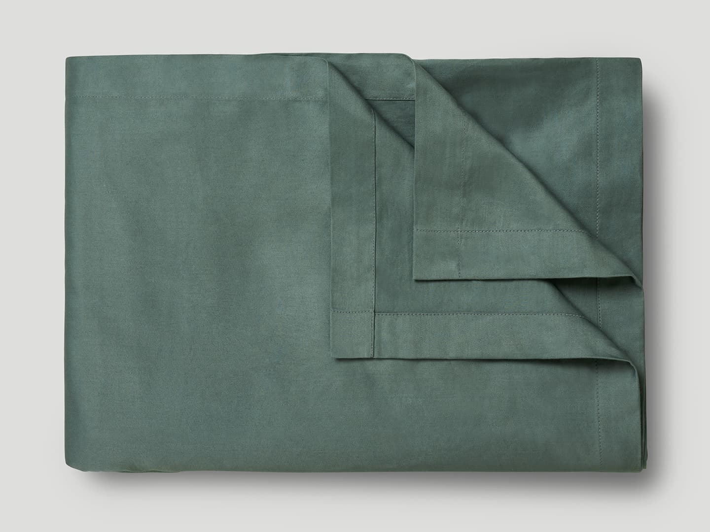 Flat Sheet Lind - Washed Bottle Green in the group Bedding / Flat Sheets at A L V A (1110)