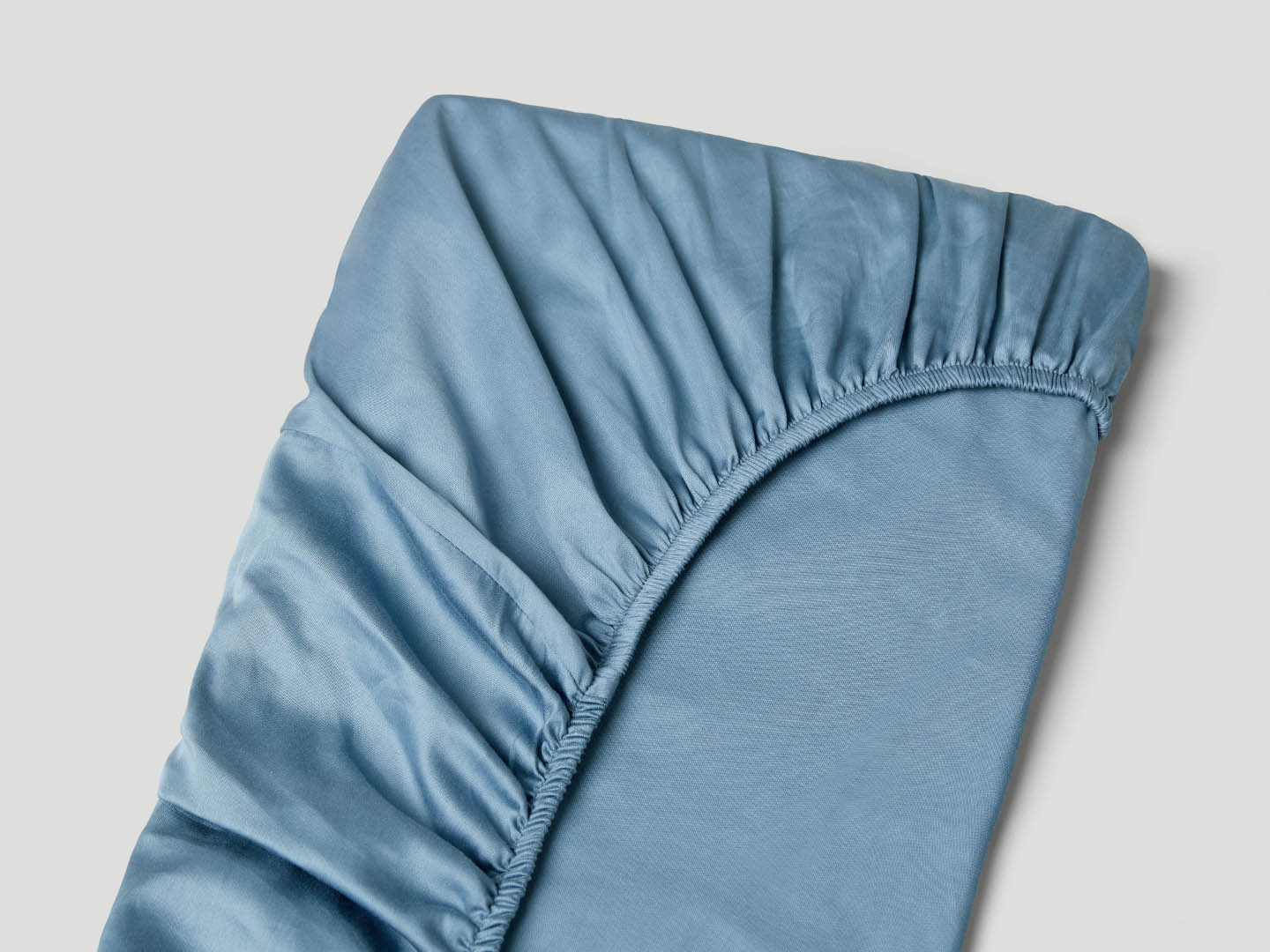 Fitted Sheet Lind - North Sea Blue in the group Bedding / Flat Sheets at A L V A (1133)