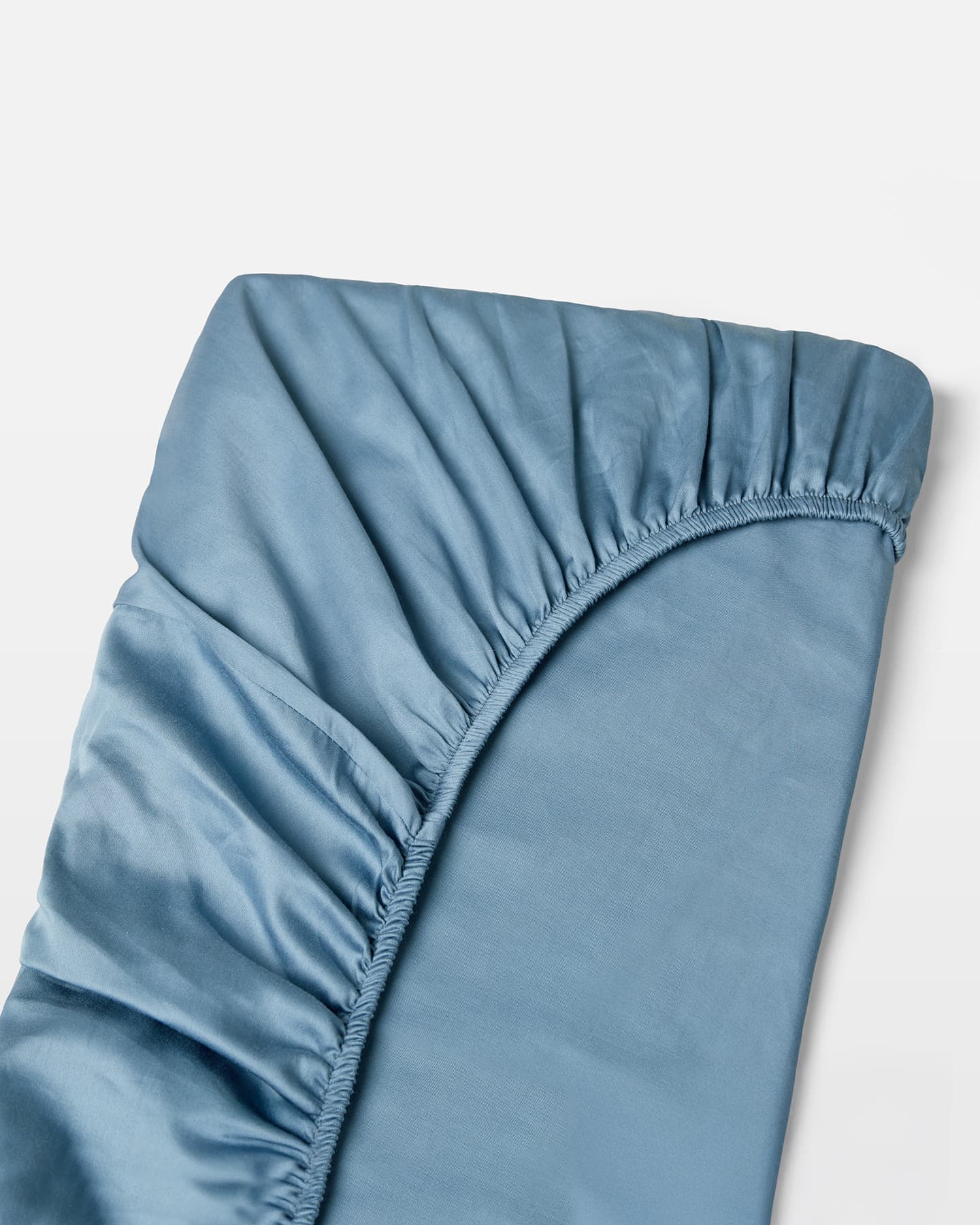 Fitted Sheet Lind - North Sea Blue in the group Bedding / Flat Sheets at A L V A (1133)