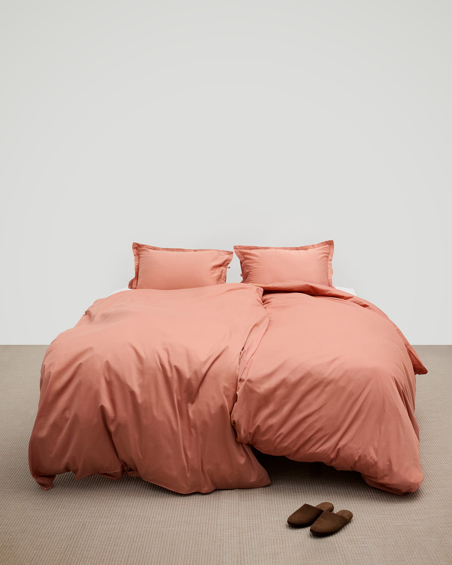 Duvet Cover Vidd - Pink Terracotta in the group Bedding / Duvet Covers at A L V A (1157)