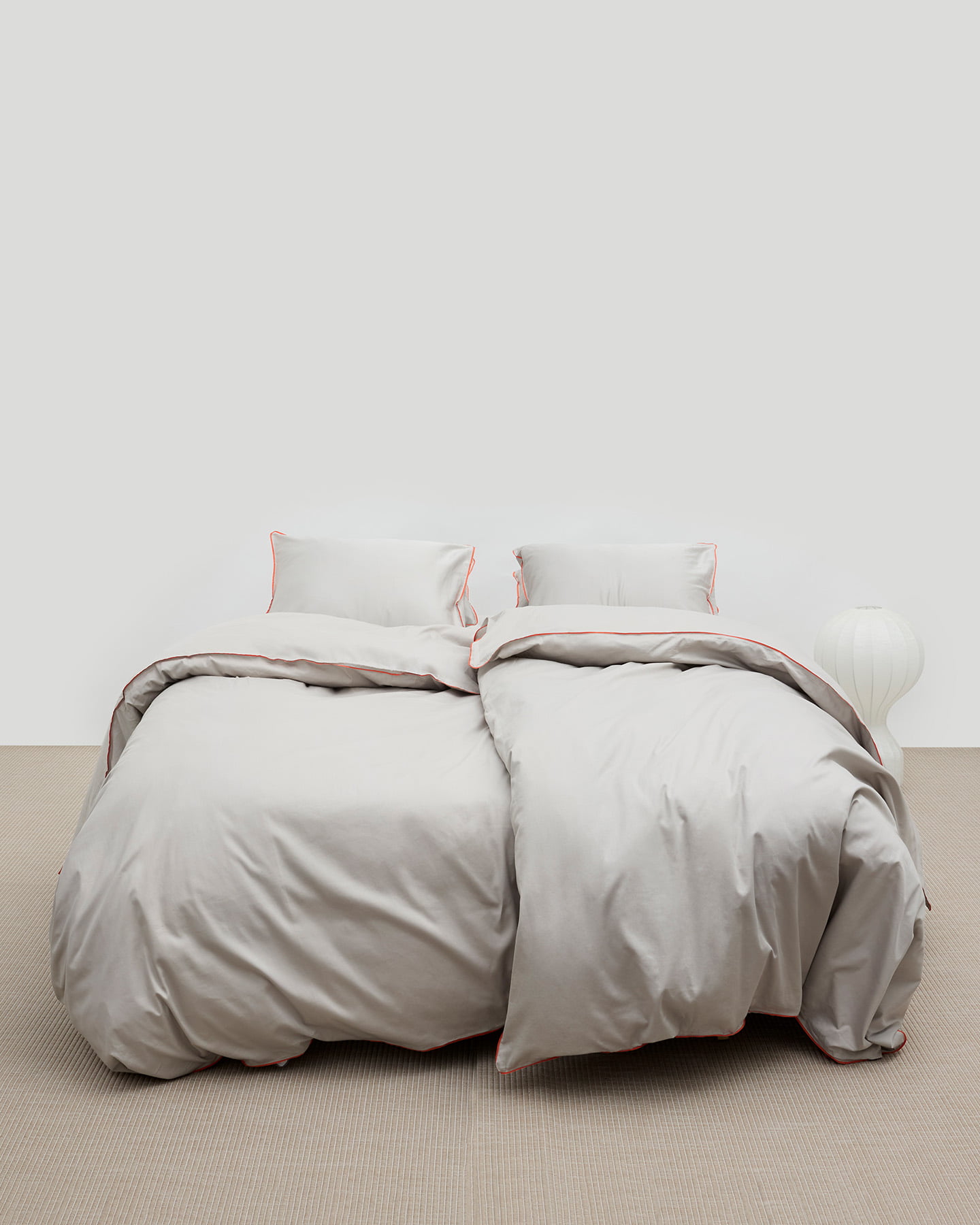Duvet Cover Strimma - Concrete Grey in the group Bedding / Duvet Covers at A L V A (1166)