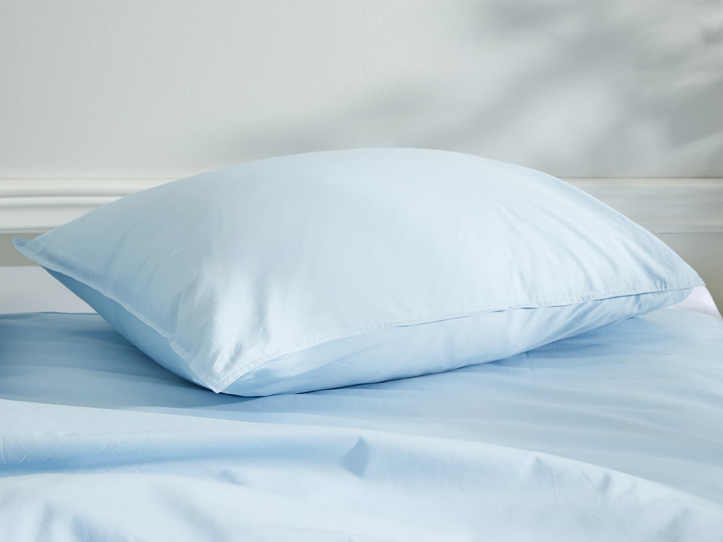 Pillowcase Nejd Percale - Ice Blue in the group Bedding / Pillowcases at A L V A (1187)