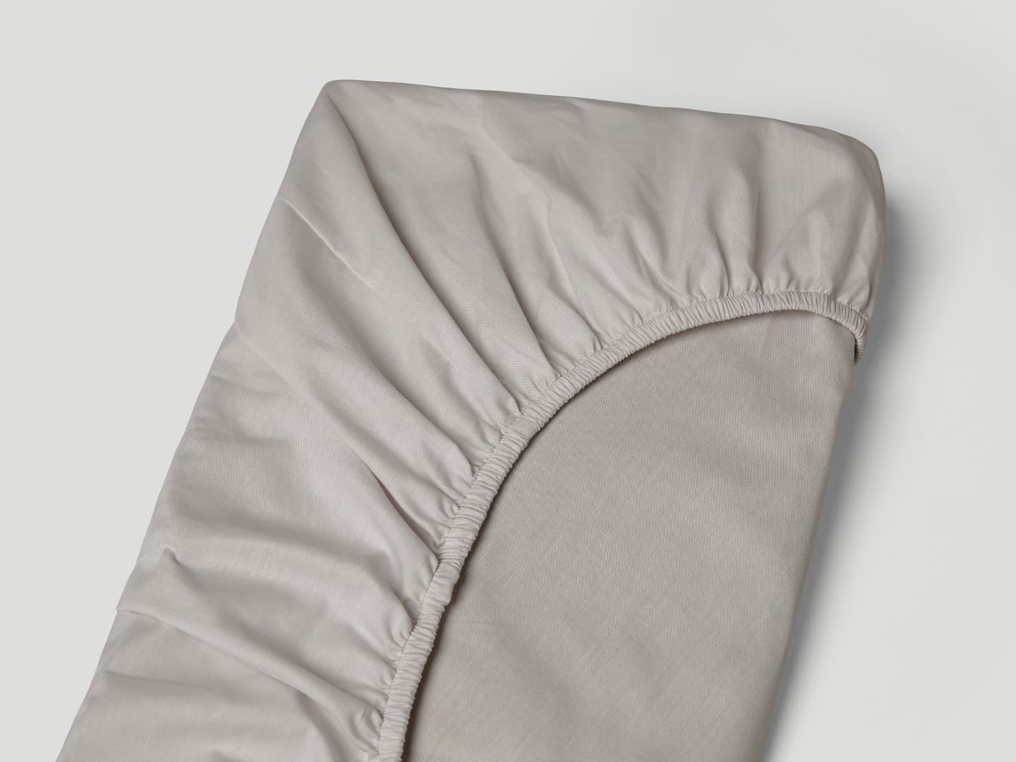 Fitted Sheet Nejd - Khaki Grey in the group Bedding / Fitted Sheets at A L V A (1188)