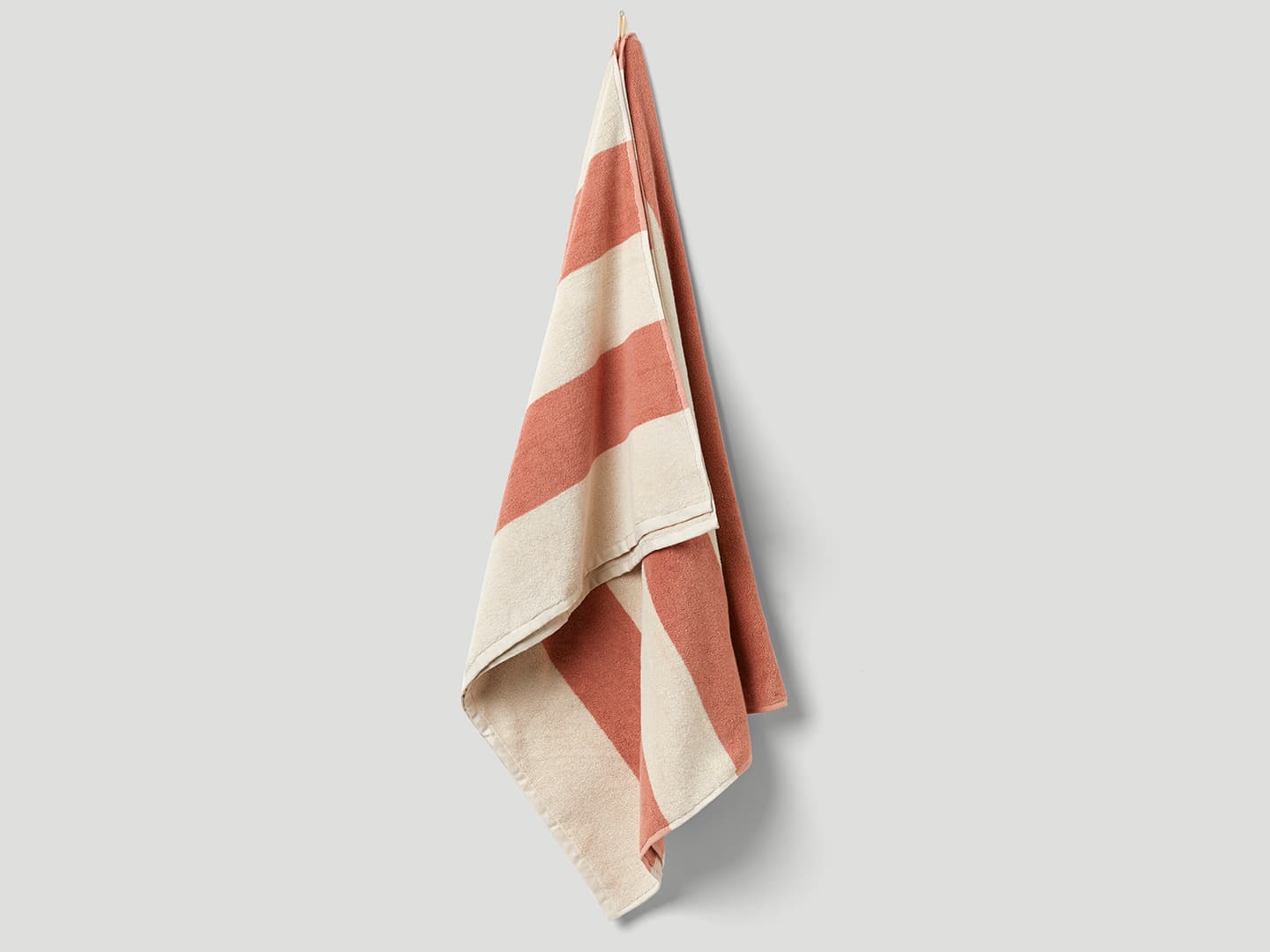 Beach Towel Vinda - Seashell Beige / Pink Terracotta in the group Bath / Beach towels at A L V A (1219)