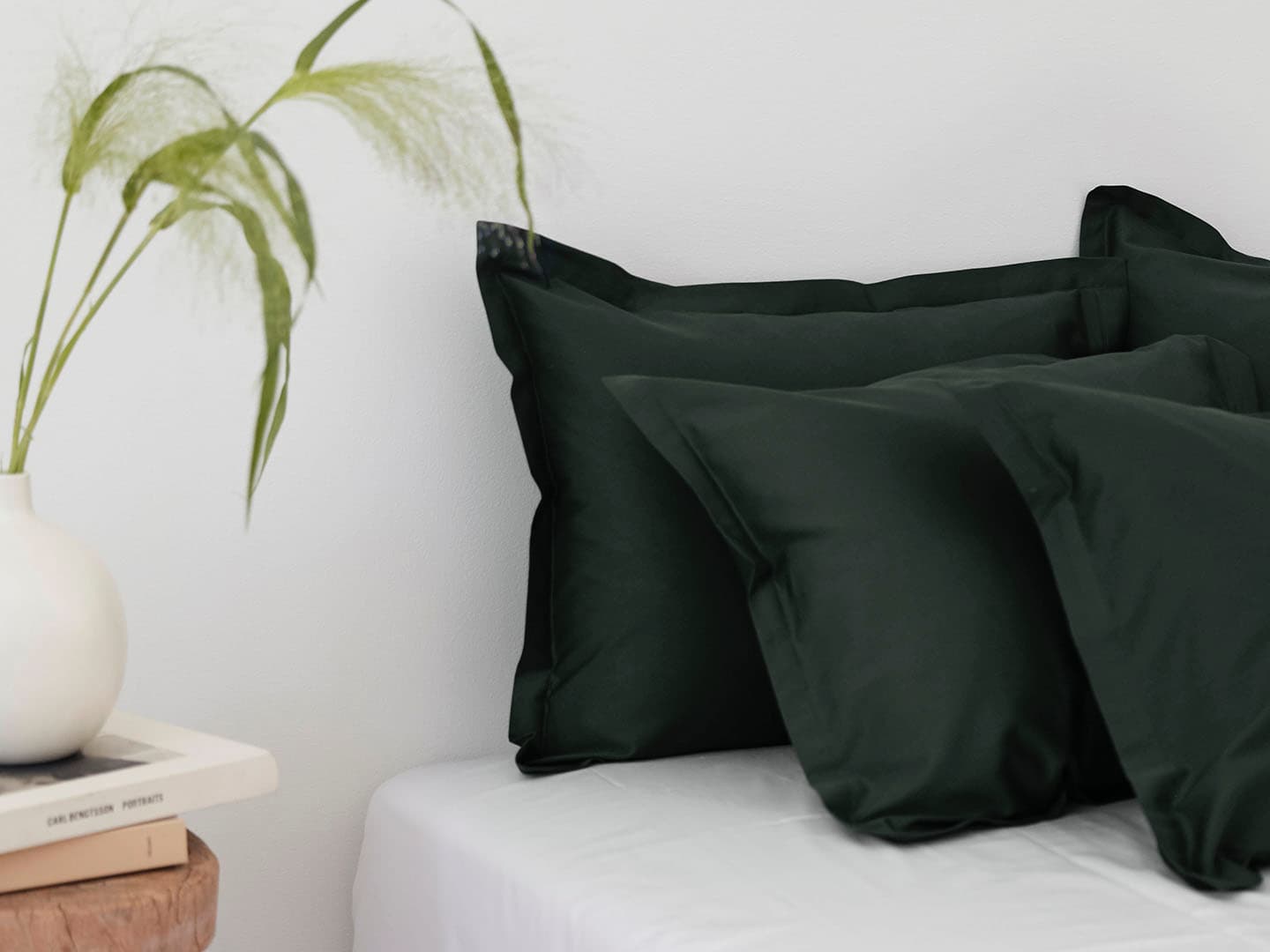 Pillowcase Vidd - Forest Green in the group Bedding / Pillowcases at A L V A (1223)