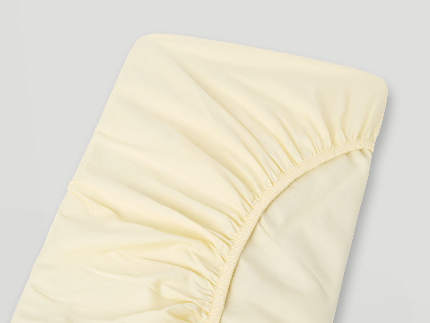Fitted Sheet Lind - Lemonade Yellow in the group Bedding / Fitted Sheets at A L V A (1241)