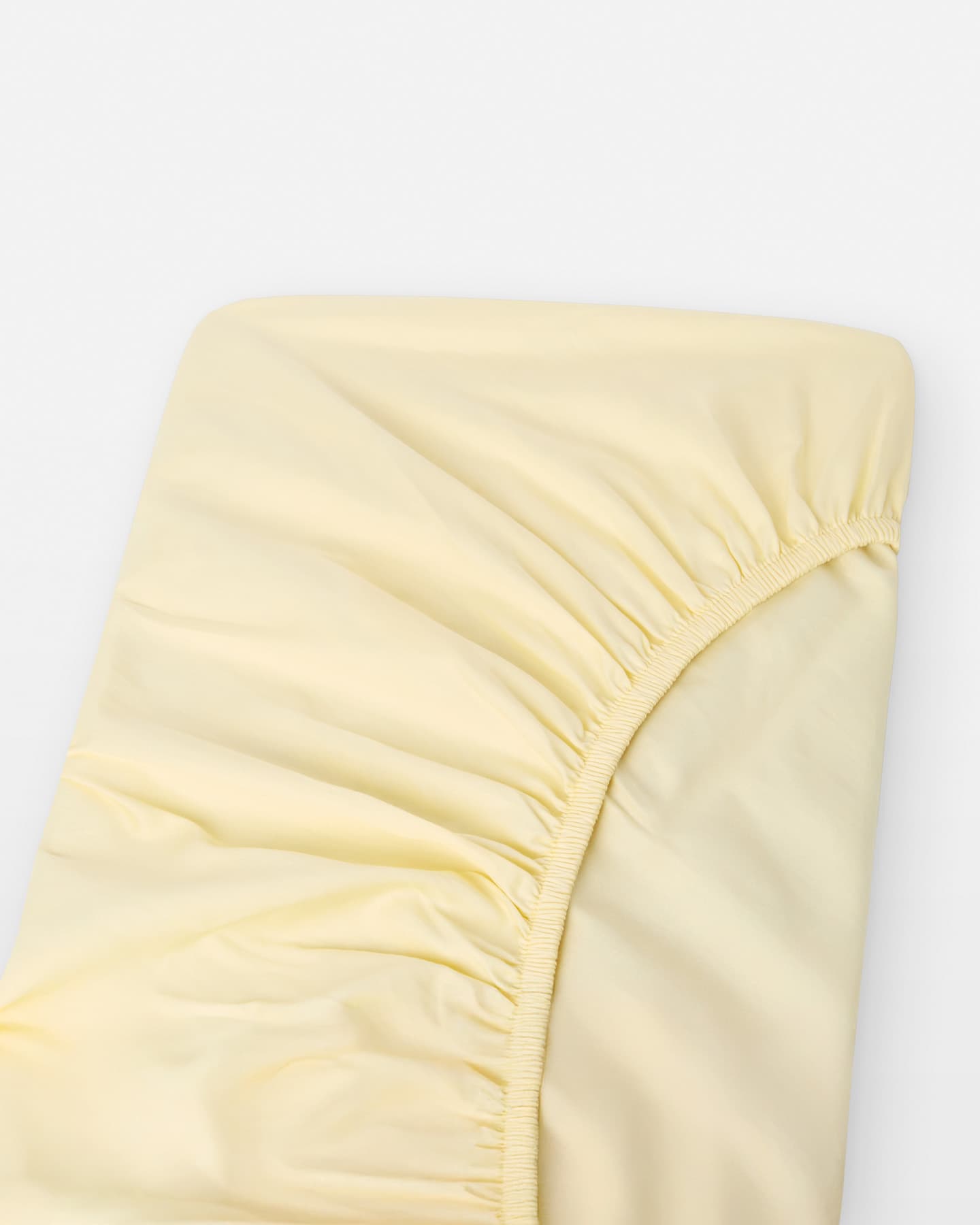 Fitted Sheet Lind - Lemonade Yellow in the group Bedding / Fitted Sheets at A L V A (1241)