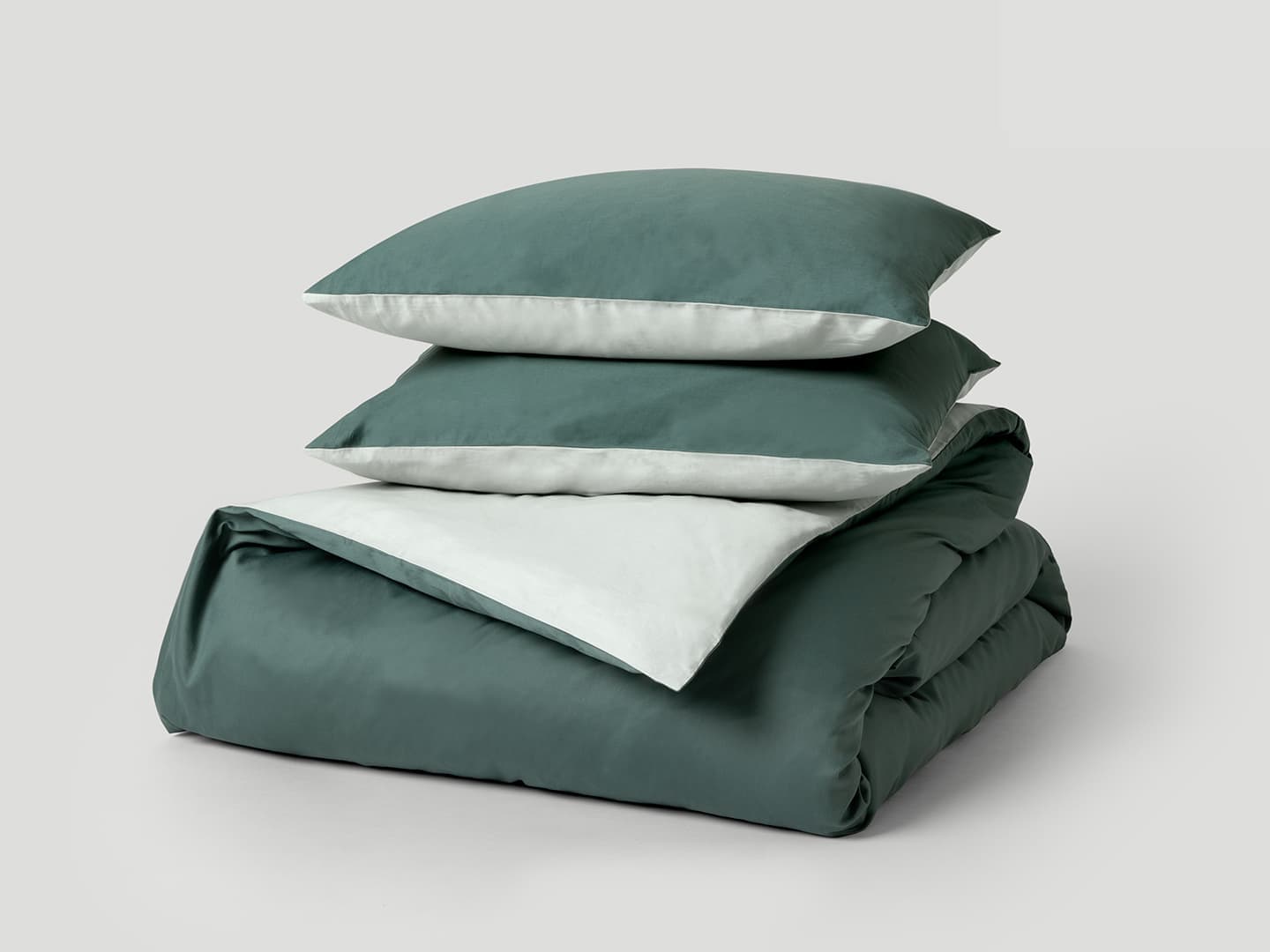 Duvet Cover Tvenne - Washed Bottle Green / Misty Green in the group Pop-Rock-Punk / Tvenne at A L V A (1247)