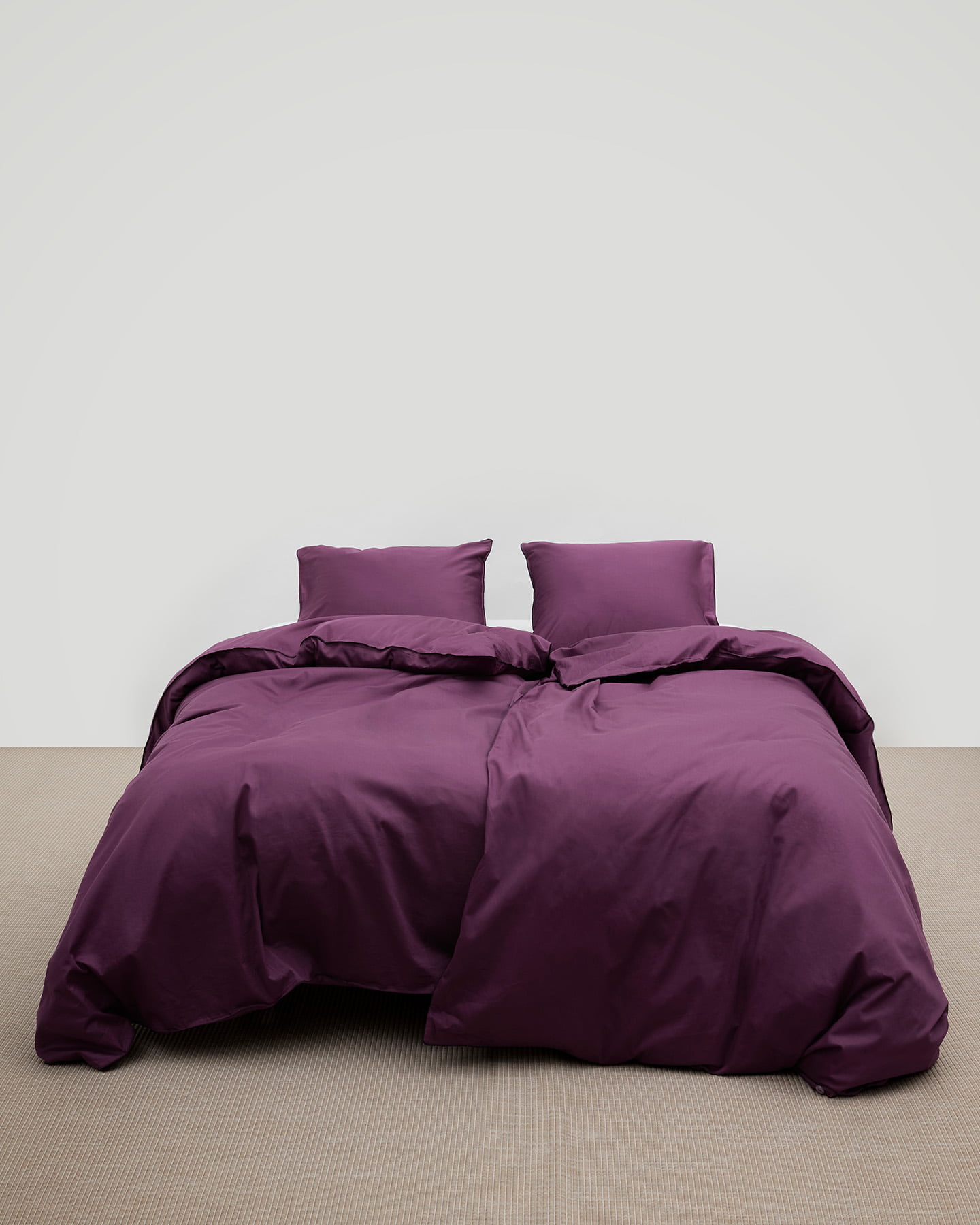 Duvet Cover Strimma - Autumn Plum in the group Bedding / Duvet Covers at A L V A (1253)