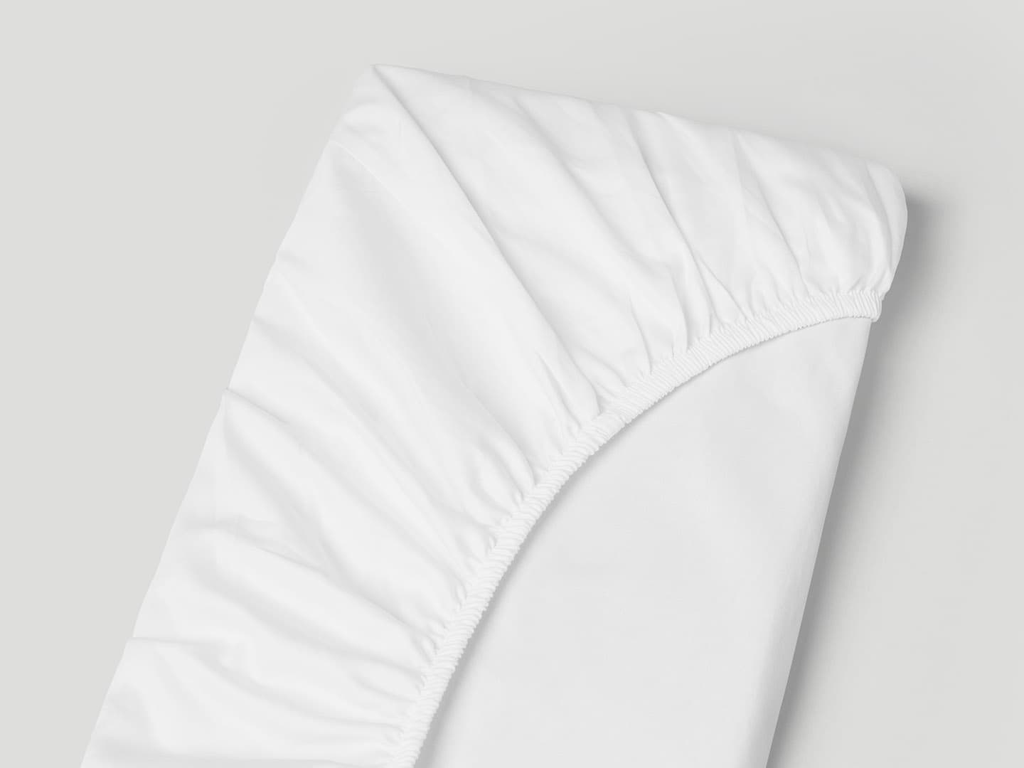 Fitted Sheet Nejd Percale - Cloud White in the group Bedding / Fitted Sheets at A L V A (1255)