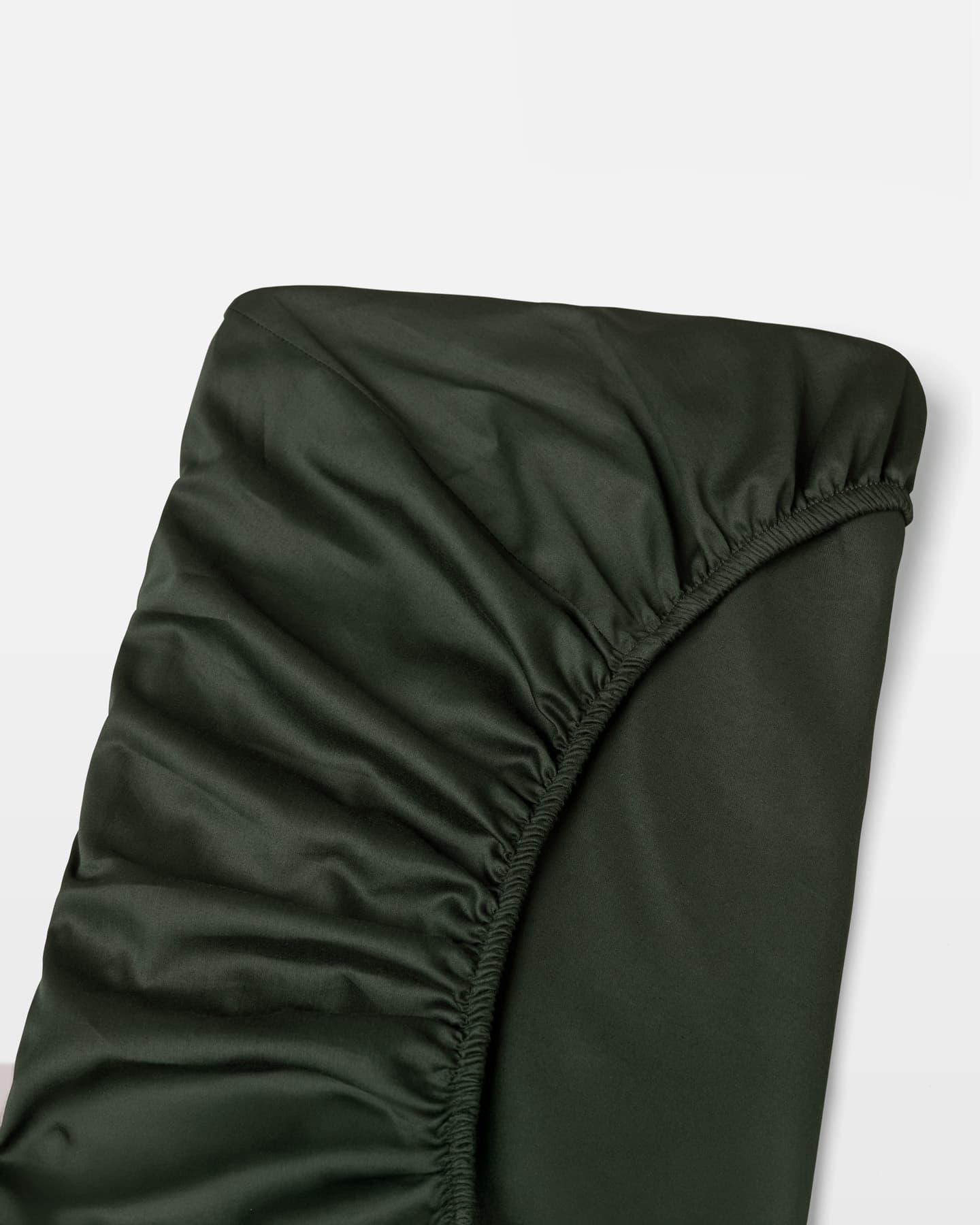 Fitted Sheet Lind - Forest Green in the group Bedding / Fitted Sheets at A L V A (1257)