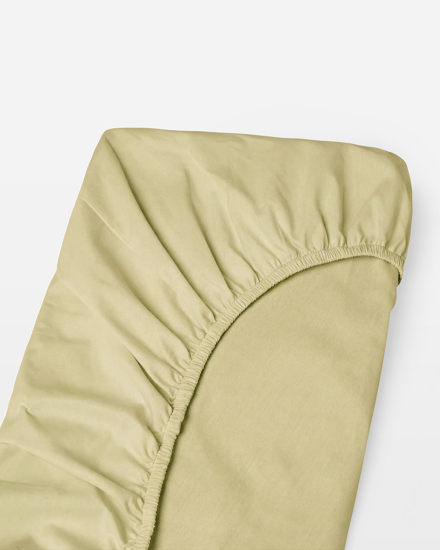 Fitted Sheet Nejd - Meadow Green in the group Bedding / Fitted Sheets at A L V A (1284)