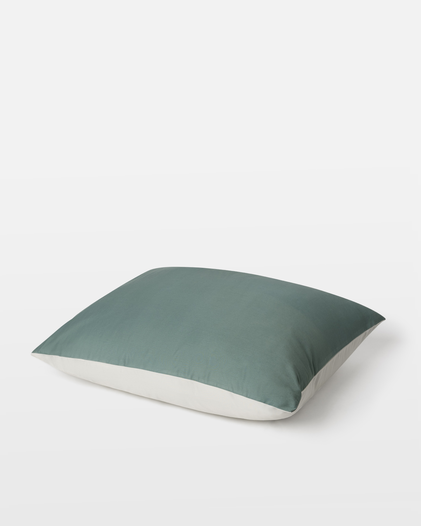 Pillowcase Tvenne - Washed Bottle Green / Misty Green