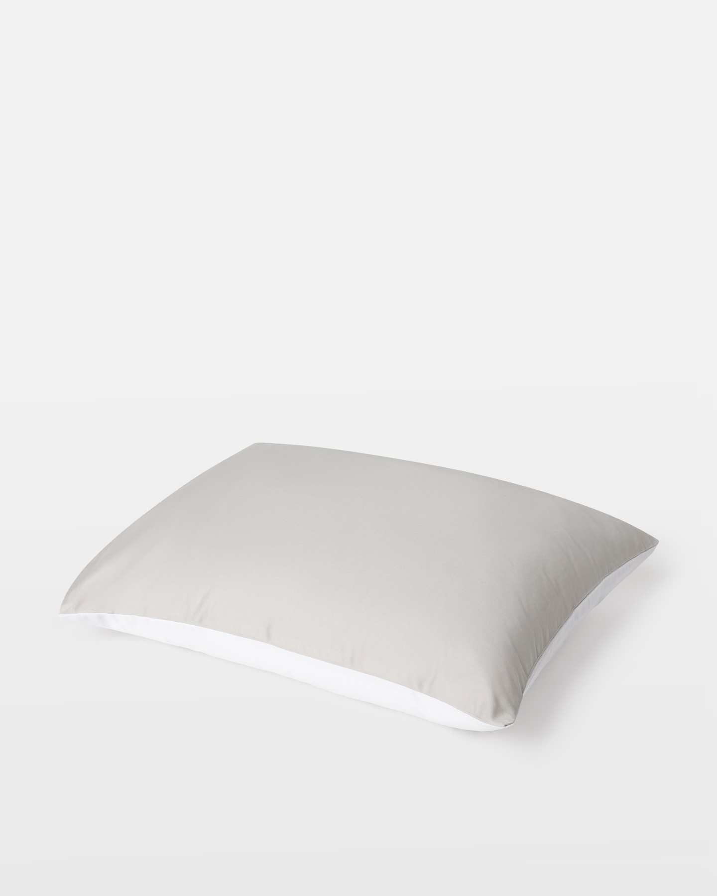 Pillowcase Tvenne - Concrete Grey / Cloud White