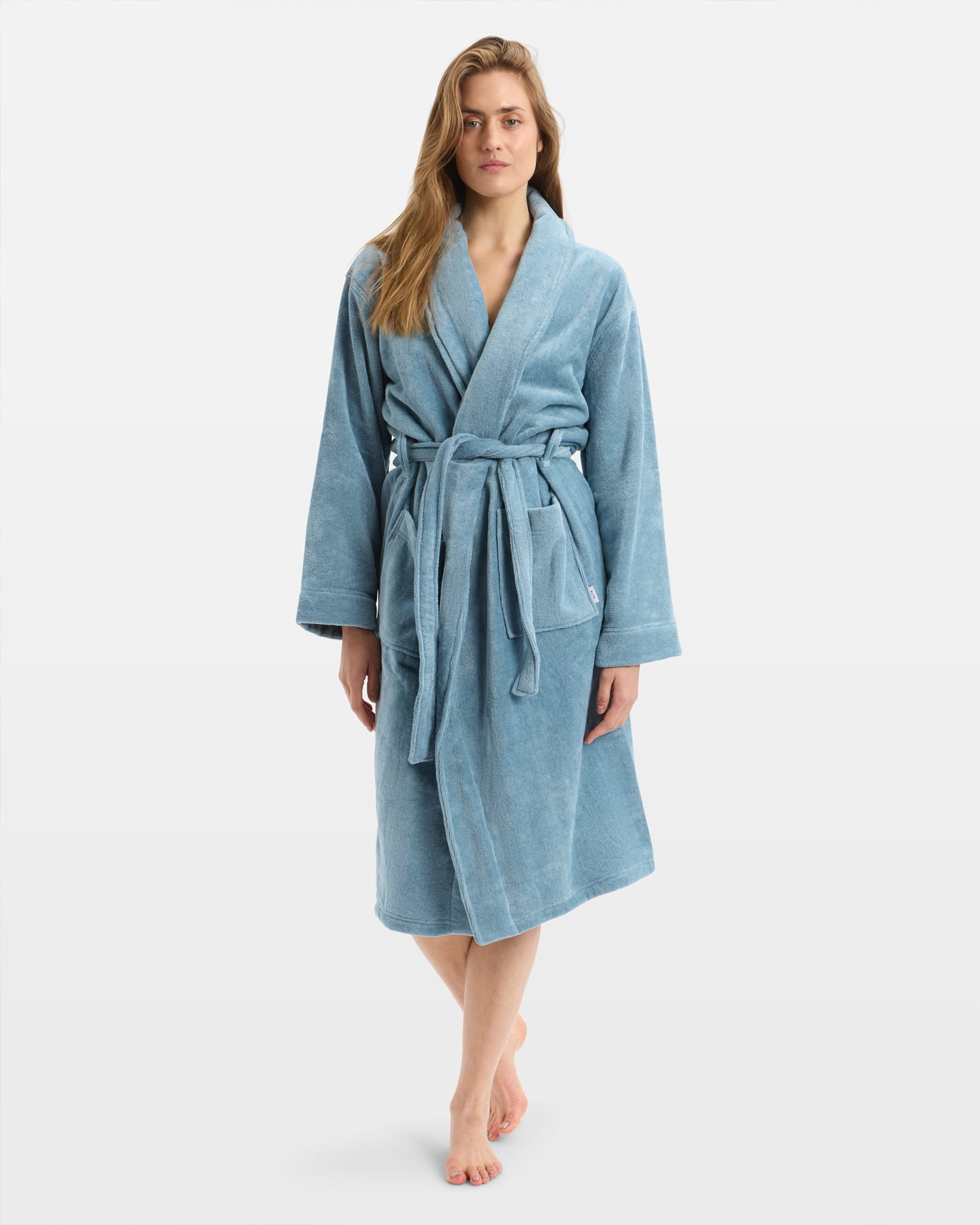 Bath Robe Vindel - North Sea Blue