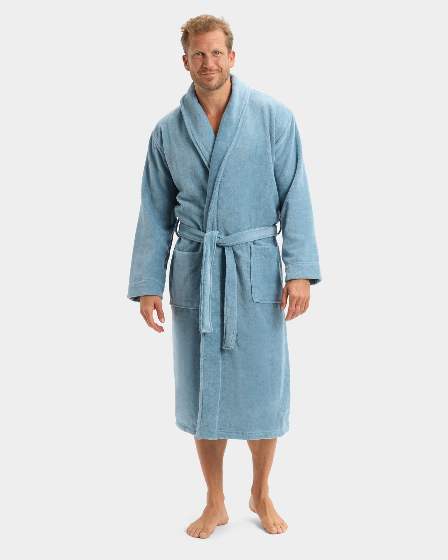 Bath Robe Vindel - North Sea Blue