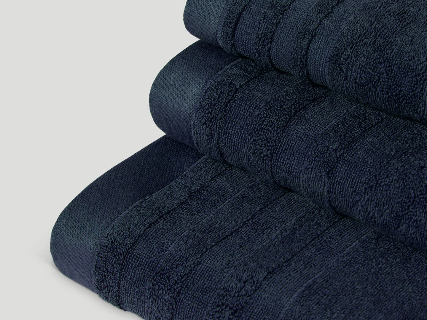 Midnight discount blue towels