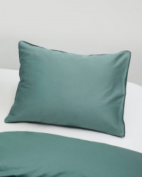 Pillowcase Strimma - Washed Bottle Green Pillowcase Strimma - Washed Bottle Green