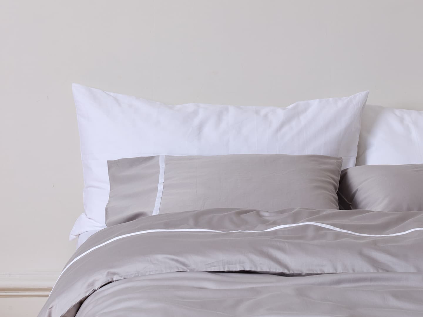 Pillowcase Fond - Cloud White - 50x90 cm