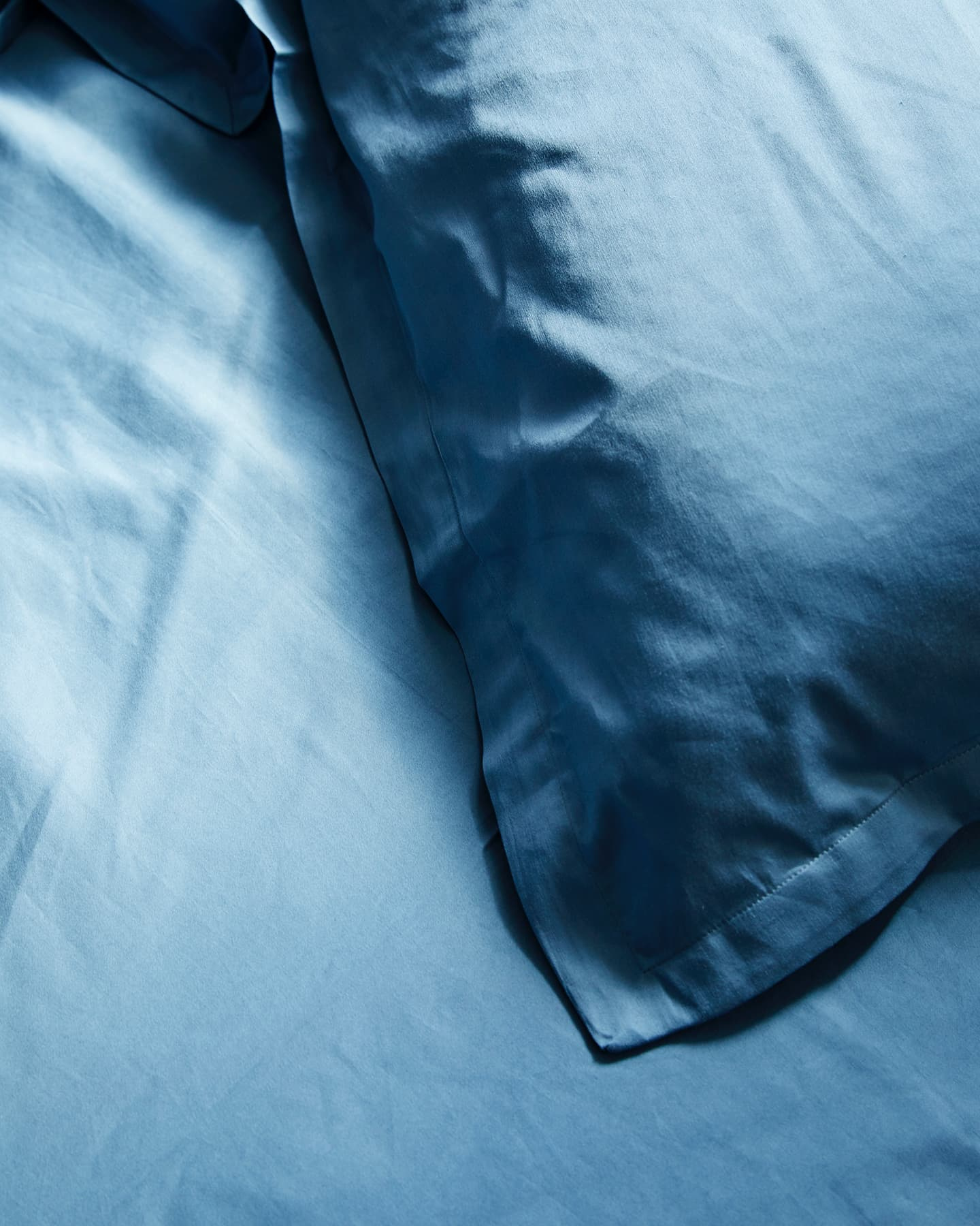 Flat Sheet Lind - North Sea Blue