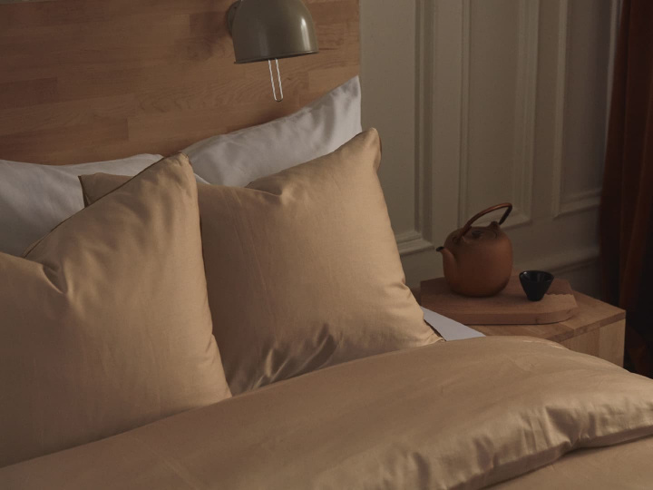 Pillowcase Strimma - Desert Sand in the group Bedding / Pillowcases at A L V A (1117)