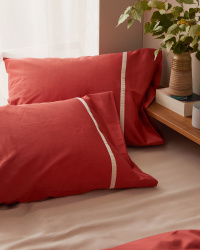 Pillowcase Gatt - Indian Red Pillowcase Gatt - Indian Red