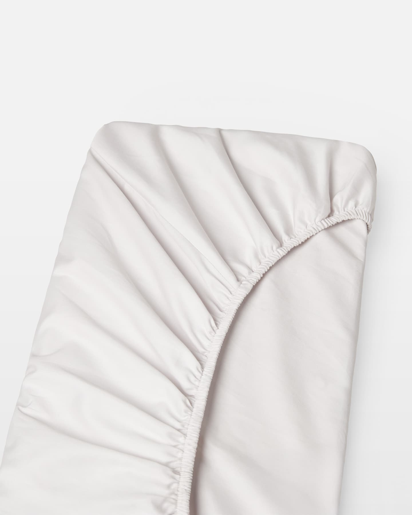 Fitted Sheet Lind - Pearl Grey