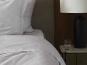 Fitted Sheet Lind - Pearl Grey