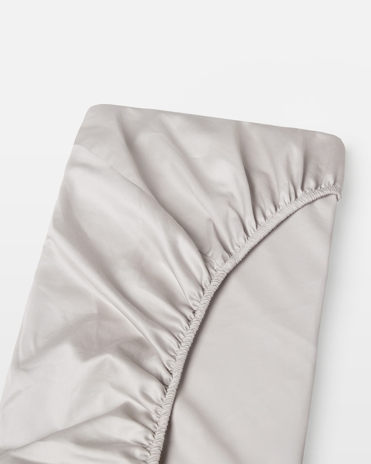 Fitted Sheet Lind - Concrete Grey