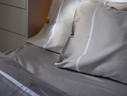 Fitted Sheet Lind - Concrete Grey