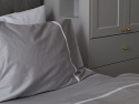 Fitted Sheet Lind - Concrete Grey
