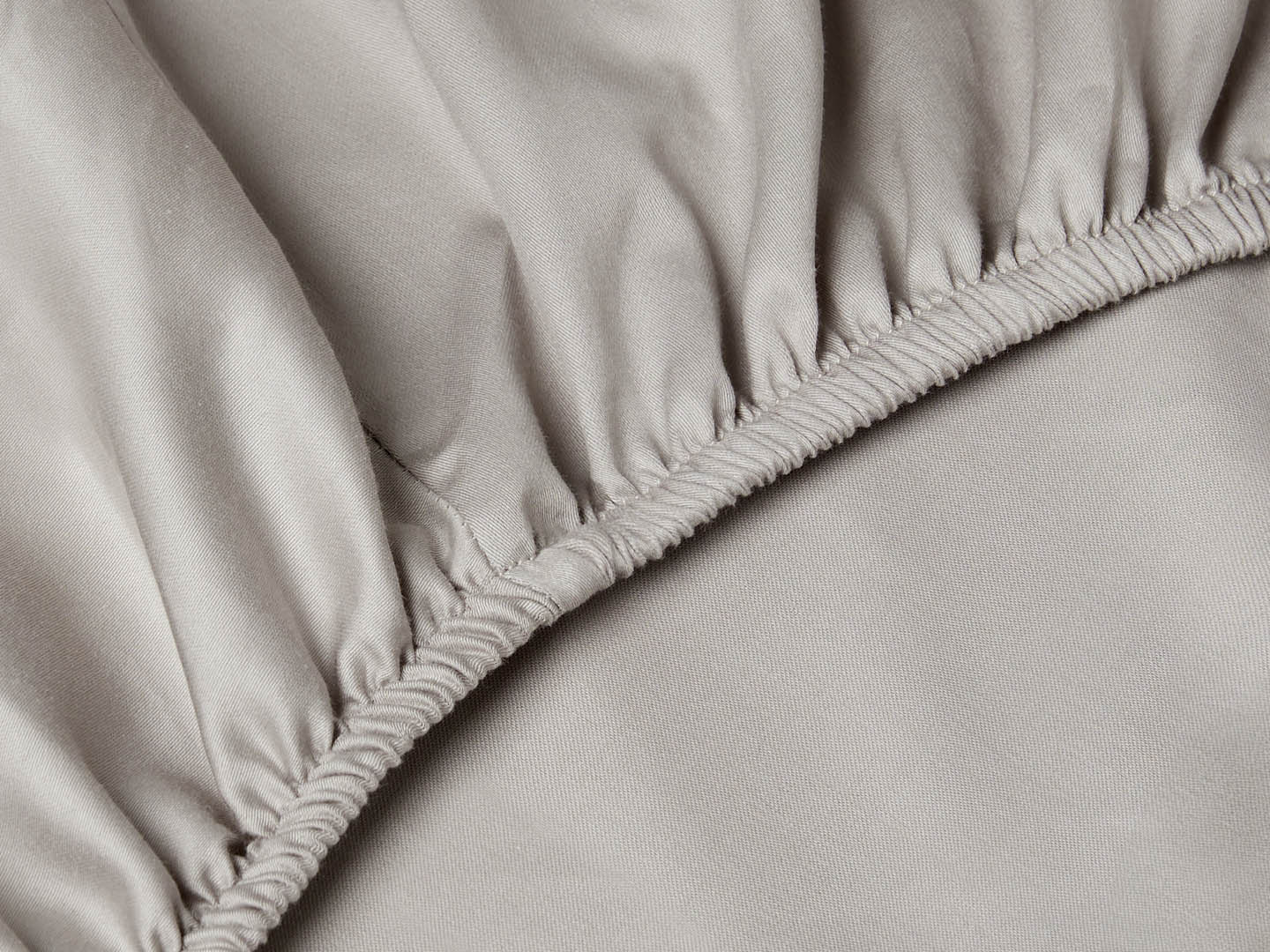 Fitted Sheet Lind - Concrete Grey