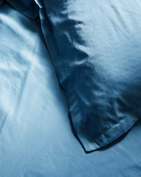 Fitted Sheet Lind - North Sea Blue Fitted Sheet Lind - North Sea Blue