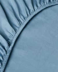 Fitted Sheet Lind - North Sea Blue Fitted Sheet Lind - North Sea Blue