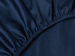 Fitted Sheet Lind - Midnight Blue