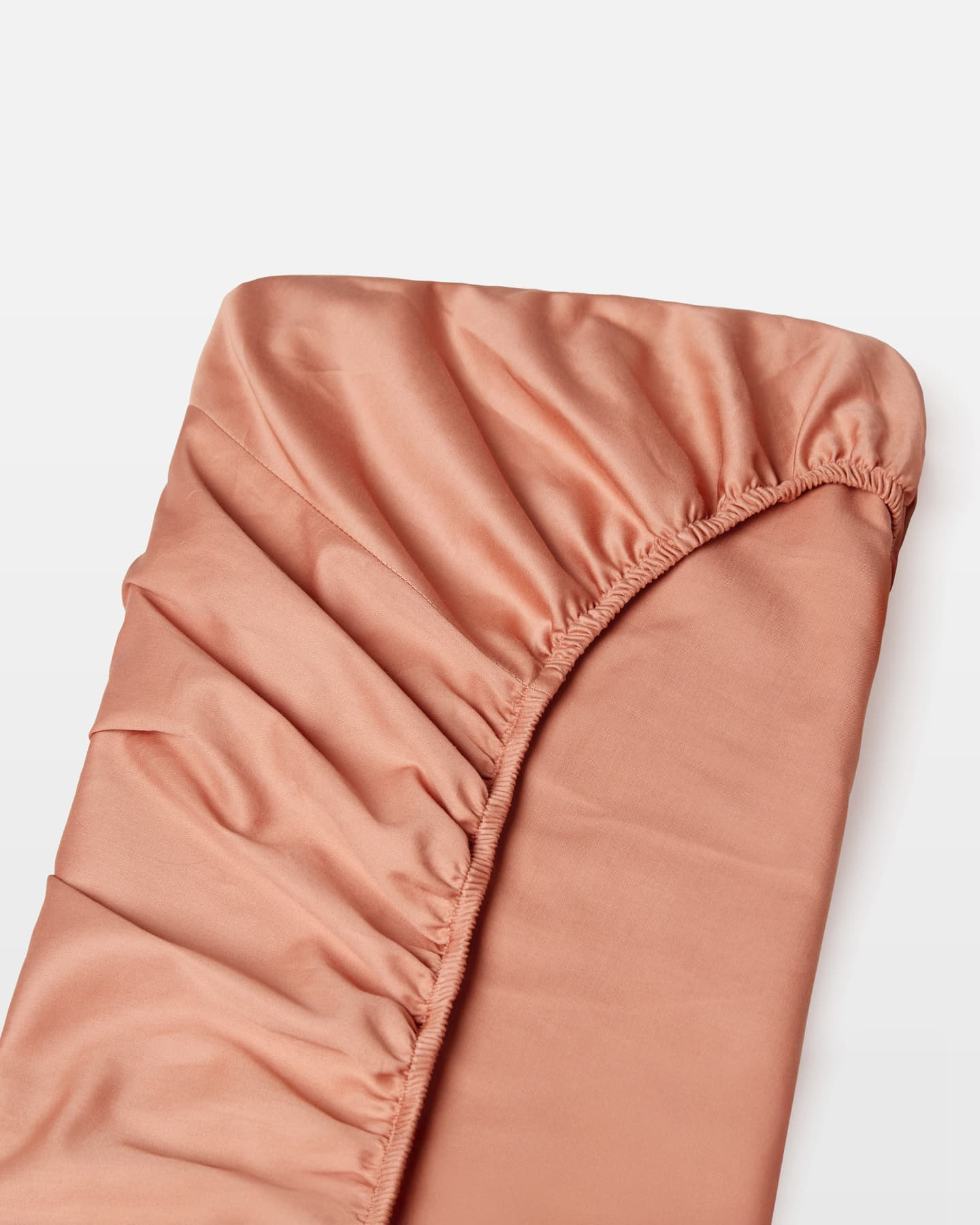 Fitted Sheet Lind - Pink Terracotta