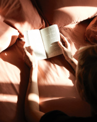 Fitted Sheet Lind - Pink Terracotta Fitted Sheet Lind - Pink Terracotta