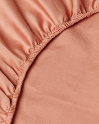 Fitted Sheet Lind - Pink Terracotta Fitted Sheet Lind - Pink Terracotta