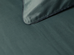 Fitted Sheet Lind - Washed Bottle Green