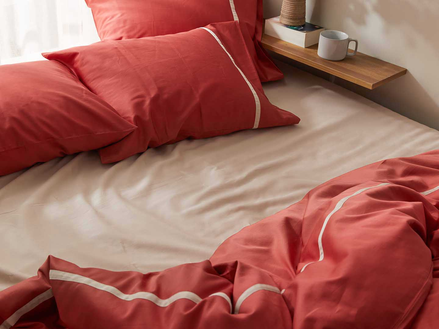 Fitted Sheet Lind - Seashell Beige