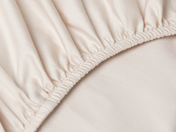 Fitted Sheet Lind - Seashell Beige