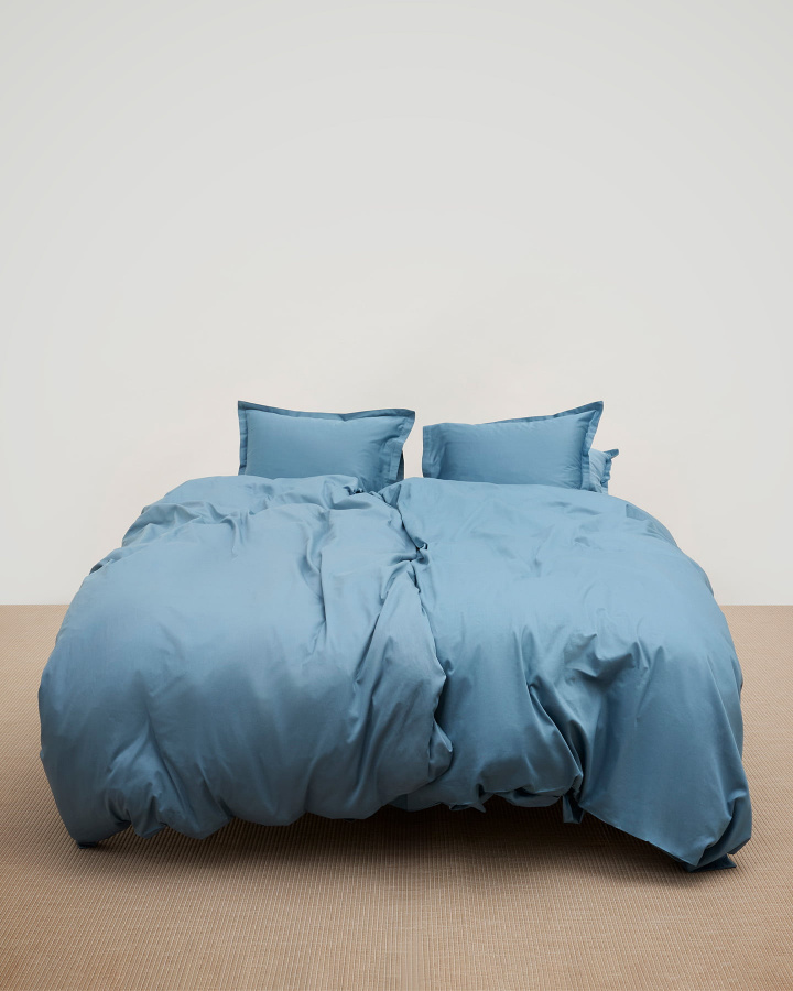 Duvet Cover Vidd - North Sea Blue in the group Bedding / at A L V A (1159)