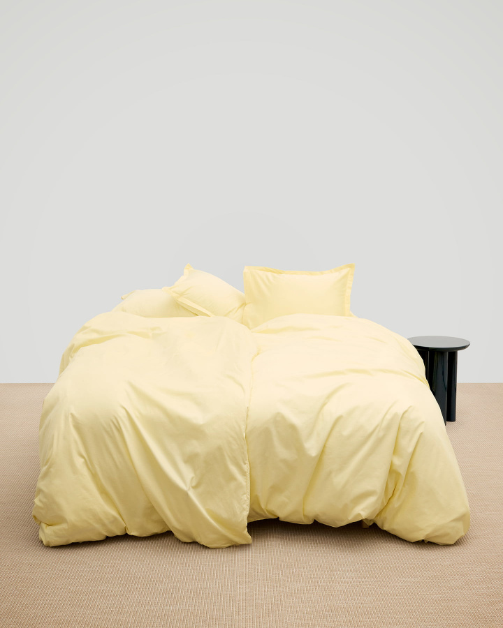 Duvet Cover Vidd - Lemonade Yellow in the group Bedding / at A L V A (1160)