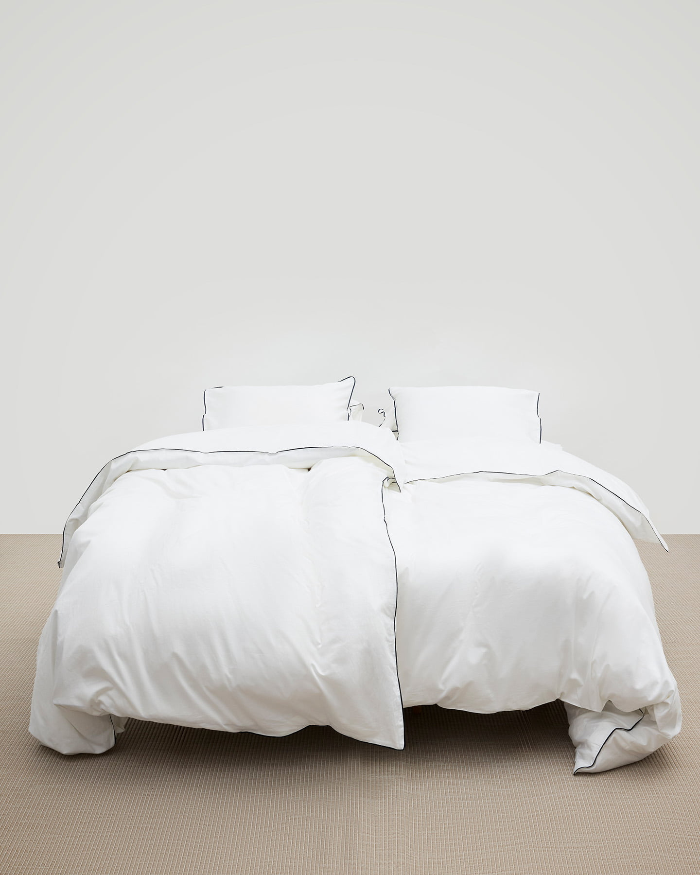 Duvet Cover Strimma - Cloud White