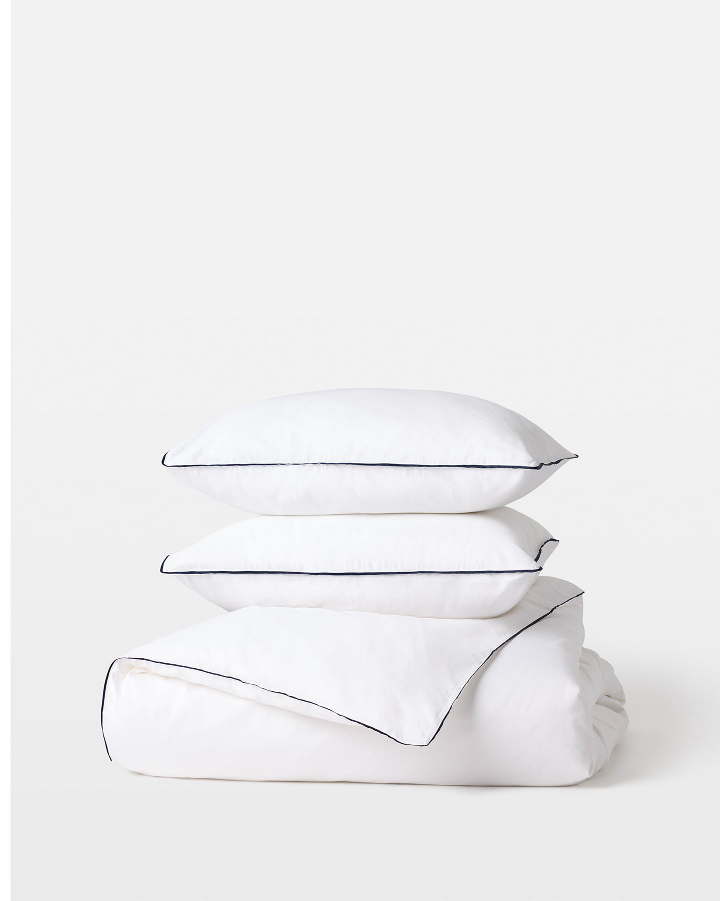 Duvet Cover Strimma - Cloud White