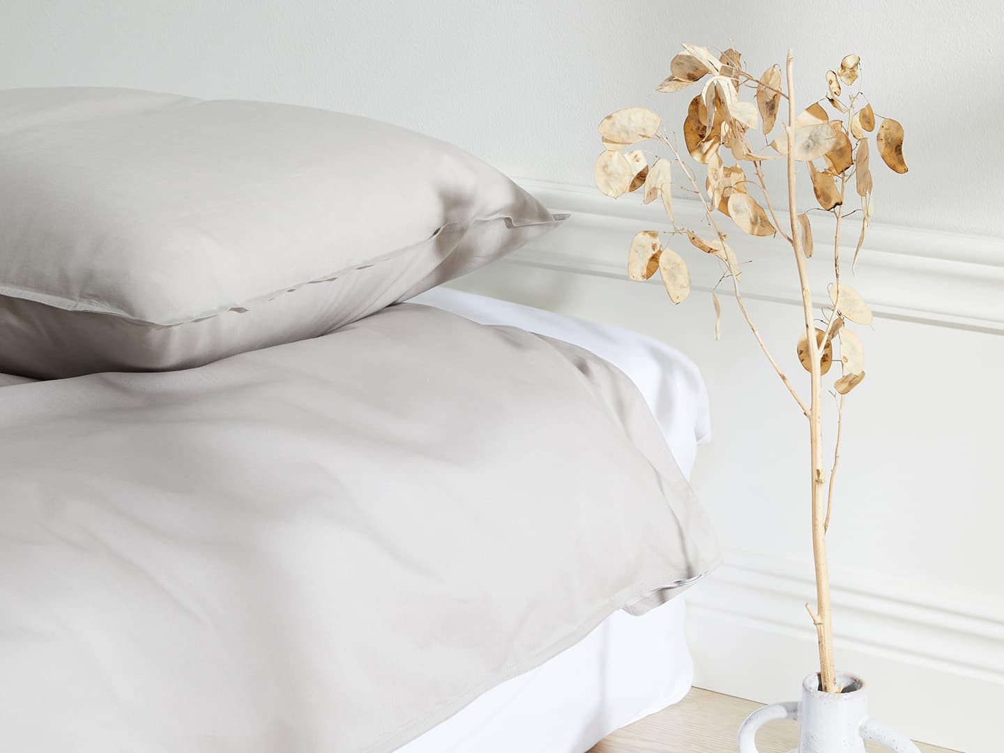 Pillowcase Nejd - Khaki Grey