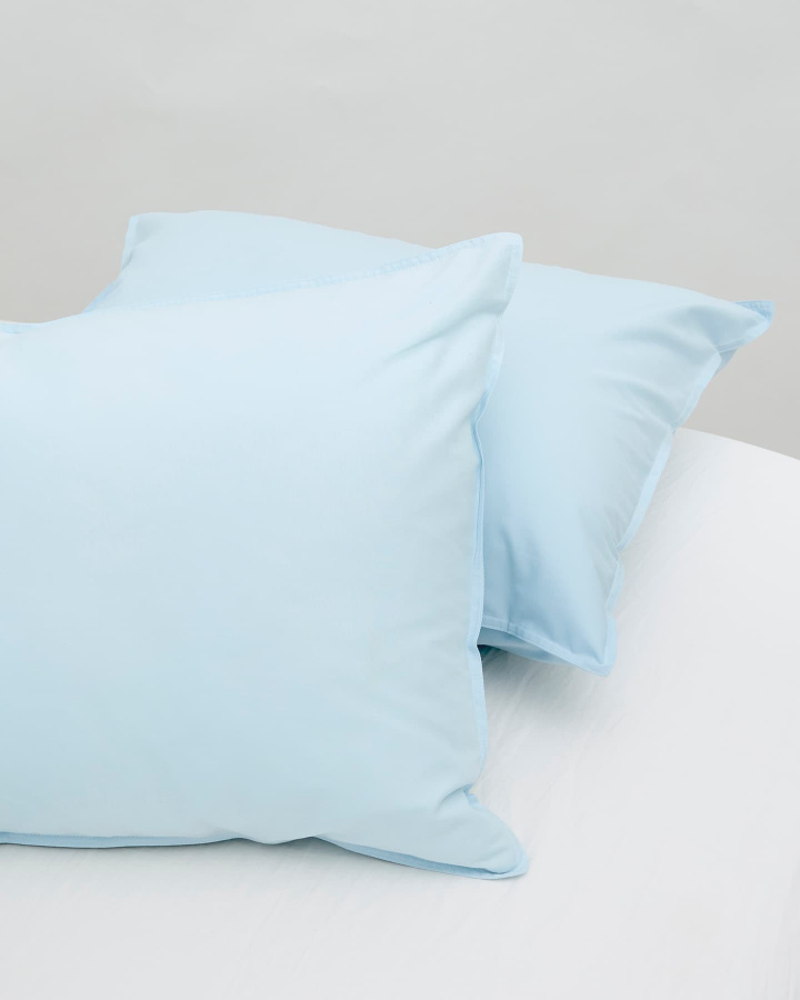 Pillowcase Nejd Percale - Ice Blue in the group Bedding / Pillowcases at A L V A (1187)